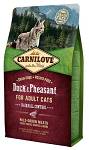 Carnilove Cat Hairball Control Duck&Pheasant Sucha Karma dla kota op. 6kg