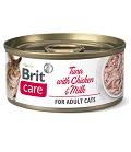 Brit Care Adult Tuna with Chicken&Milk Mokra Karma dla kota op. 70g [Data ważności: 20.08.2024]