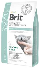 Brit Veterinary Diet Struvite Chicken&Pea Sucha Karma dla kota op. 2kg