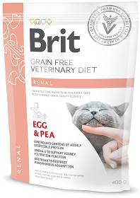 Brit Veterinary Diet Renal Egg&Pea Sucha Karma dla kota op. 400g