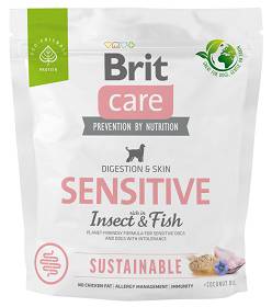 Brit Care Sustainable Adult Sensitive Insect&Fish Sucha Karma dla psa op. 1kg [Data ważności: 06.08.2024]