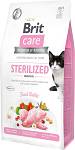 Brit Care Cat Grain-Free Sterilized Sensitive Sucha Karma dla kota op. 2kg