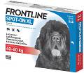 FRONTLINE Spot On Krople na kleszcze i pchły dla psa 40-60kg (rozm. XL) op. 3 pipety