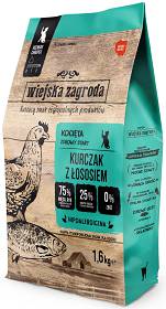Wiejska Zagroda Kurczak z łososiem Sucha Karma dla kociąt op. 1.6kg