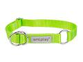 Amiplay Obroża półzaciskowa Samba dla psa rozm. XL (40-60cm) kolor zielony WYPRZEDAŻ