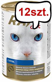 Rafi Adult Ryba Mokra Karma dla kota op. 415g Pakiet 12szt.
