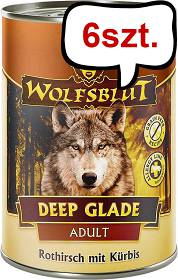 Wolfsblut Adult Deep Glade Mokra Karma dla psa op. 395g Pakiet 6szt.