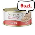Applaws Natural Cat Food Mousse Łosoś Mokra Karma dla kota op. 70g PUSZKA Pakiet 6szt.