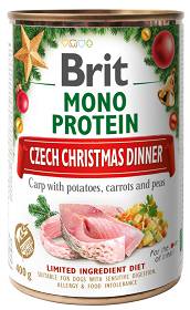 Brit Mono Protein Adult Christmas Carp Mokra Karma dla psa op. 400g