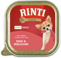 Rinti Gold Mini Wołowina z perliczką (rind&perlhuhn) Mokra Karma dla psa op. 100g