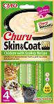 Inaba Ciao Churu Skin&Coat Chicken&Scallop Przysmak dla kota op. 4x14g [Data ważności: 29.06.2024] + Inaba Ciao Churu 2x14g GRATIS