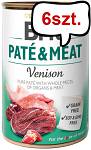 Brit Pate&Meat Adult Venison Mokra Karma dla psa op. 800g Pakiet 6szt.