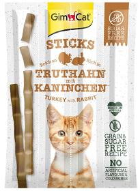 GimCat Sticks z indykiem i królikiem (Truthahn mit Kaninchen) dla kota op. 20g