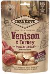 Carnilove Przysmak Raw Freeze-Dried Venison&Turkey dla psa op. 60g