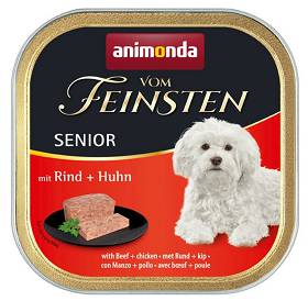 Animonda vom Feinsten DOG Senior wołowina z drobiem (rind&geflugel) Mokra Karma dla psa op. 150g