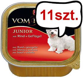 Animonda vom Feinsten DOG JUNIOR wołowina z drobiem (rind&geflugel) Mokra Karma dla szczeniaka op. 150g Pakiet 11szt.