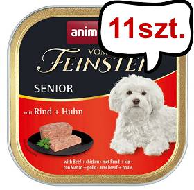 Animonda vom Feinsten DOG Senior wołowina z drobiem (rind&geflugel) Mokra Karma dla psa op. 150g Pakiet 11szt.