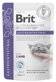 Brit Veterinary Diet Gastrointestinal Lamb Mokra Karma dla kota op. 85g SASZETKA