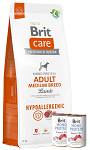 Brit Care Hypoallergenic Adult Medium Breed Lamb Sucha Karma dla psa op. 12kg + Brit Care Mono Lamb&Rice 2x400g GRATIS