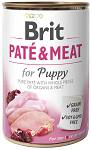 Brit Pate&Meat Puppy Chicken&Turkey Mokra Karma dla psa op. 800g