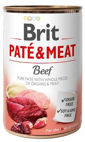 Brit Pate&Meat Adult Beef Mokra Karma dla psa op. 400g