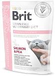 Brit Veterinary Diet Hypoallergenic Salmon&Pea Sucha Karma dla kota op. 400g