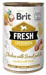 Brit Fresh Adult Chicken&Sweet Potato Mokra Karma dla psa op. 400g [Data ważności: 30.05.2024]
