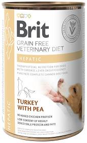 Brit Veterinary Diet Hepatic Turkey&Pea Mokra Karma dla psa op. 400g