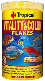 Tropical Pokarm Vitality&Colour Flakes dla rybek poj. 1l WYPRZEDAŻ