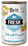 Brit Fresh Adult Fish With Pumpkin Mokra Karma dla psa op. 400g [Data ważności: 1.06.2024]