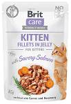 Brit Care Kitten Salmon JELLY Mokra karma dla kociąt op. 85g SASZETKA