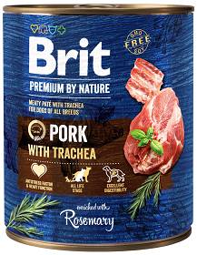 Brit Premium by Nature Pork with Trachea Mokra Karma dla psa op. 800g