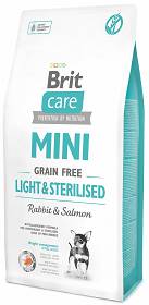 Brit Care MINI Adult Light&Sterilised Rabbit&Salmon Sucha Karma dla psa op. 2x7kg MEGA-PAK