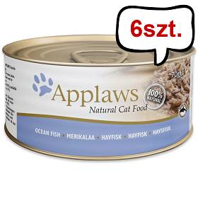 Applaws Natural Cat Food Ryby oceaniczne Mokra Karma dla kota op. 156g PUSZKA Pakiet 6szt.