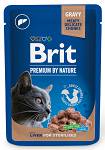 Brit Premium Sterilised Liver Chunks Mokra Karma dla kota op. 100g