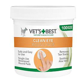 Vets Best Czyściki do oczu Clean Eye dla psa i kota op. 100szt.