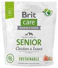  Brit Care Sustainable Senior Chicken&Insect Sucha Karma dla psa op. 1kg [Data ważności: 20.08.2024] WYPRZEDAŻ