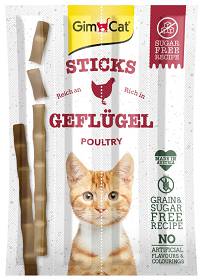 GimCat Sticks z drobiem (Geflugel) dla kota op. 20g [Data ważności: 15.06.2024]