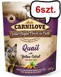 Carnilove Adult Quail&Yellow Carrot Mokra Karma dla psa op. 300g Pakiet 6szt. SASZETKA