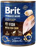 Brit Premium by Nature Fish with Fish Skin Mokra Karma dla psa op. 800g