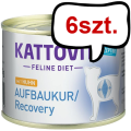 Kattovit Feline Diet Aufbaukur/Recovery z kurczakiem (Huhn) Mokra Karma dla kota op. 185g Pakiet 6szt.