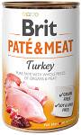 Brit Pate&Meat Adult Turkey Mokra Karma dla psa op. 400g 