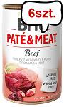 Brit Pate&Meat Adult Beef Mokra Karma dla psa op. 800g Pakiet 6szt.