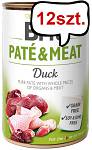 Brit Pate&Meat Adult Duck Mokra Karma dla psa op. 400g Pakiet 12szt.