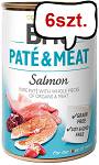 Brit Pate&Meat Adult Salmon Mokra Karma dla psa op. 800g Pakiet 6szt.