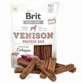 Brit Meaty Jerky Venison Protein Bar dla psa op. 80g